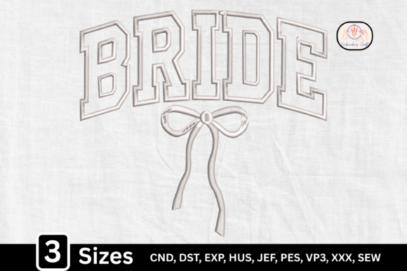 Bold College Font Bride
