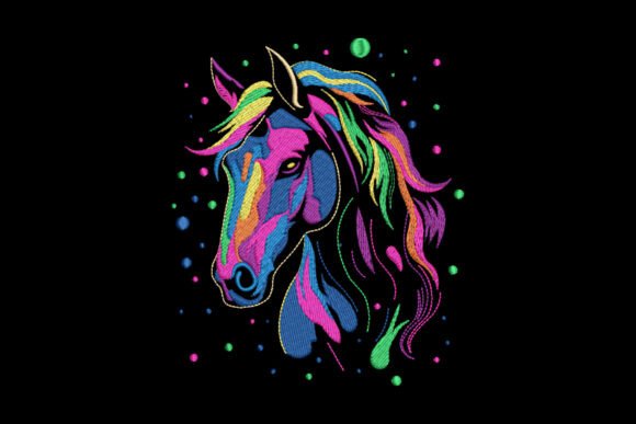 Colorful Horse: A Seasonal Embroidery Design Review