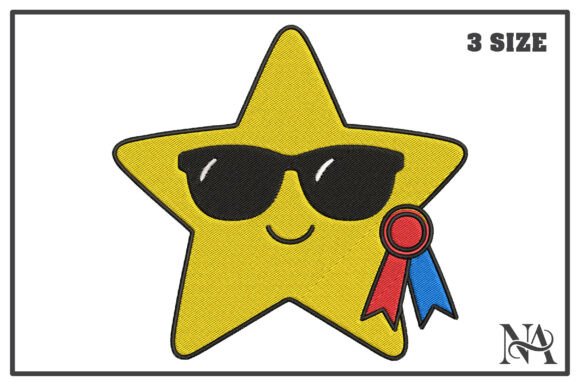 Cool Star Sunglasses Ribbon Design