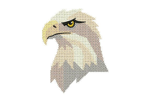 Cross Stitch Eagle