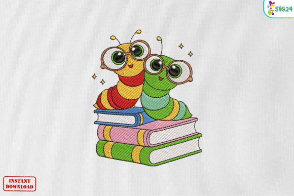 Cute Bookworm Friends