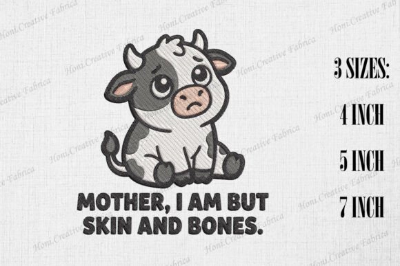 Funny Chubby Cow