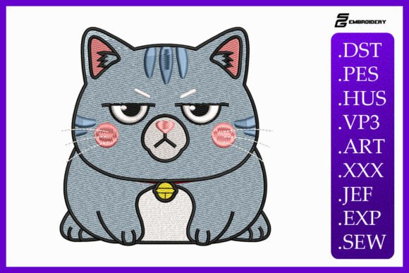 Grumpy Kawaii Cat