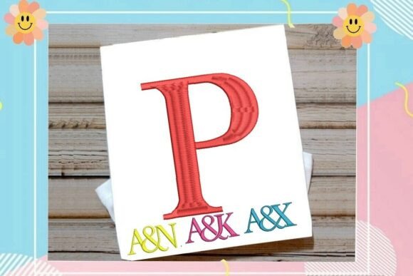 Letter P Split Monogram Logo